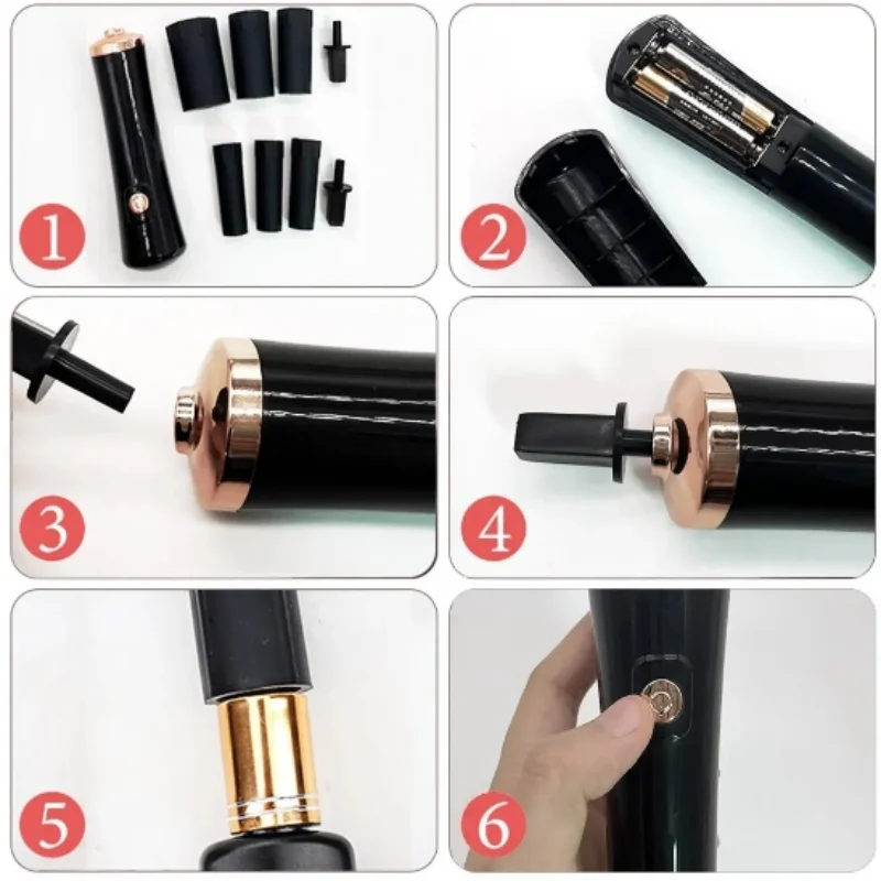 Liquid Vibrator Eyelash Glue Shaker Electric Awakener Nail Polish Tattoo Ink Pigment Liquid Vibrator Awakening Device Eyelash Glue Makeup Tools