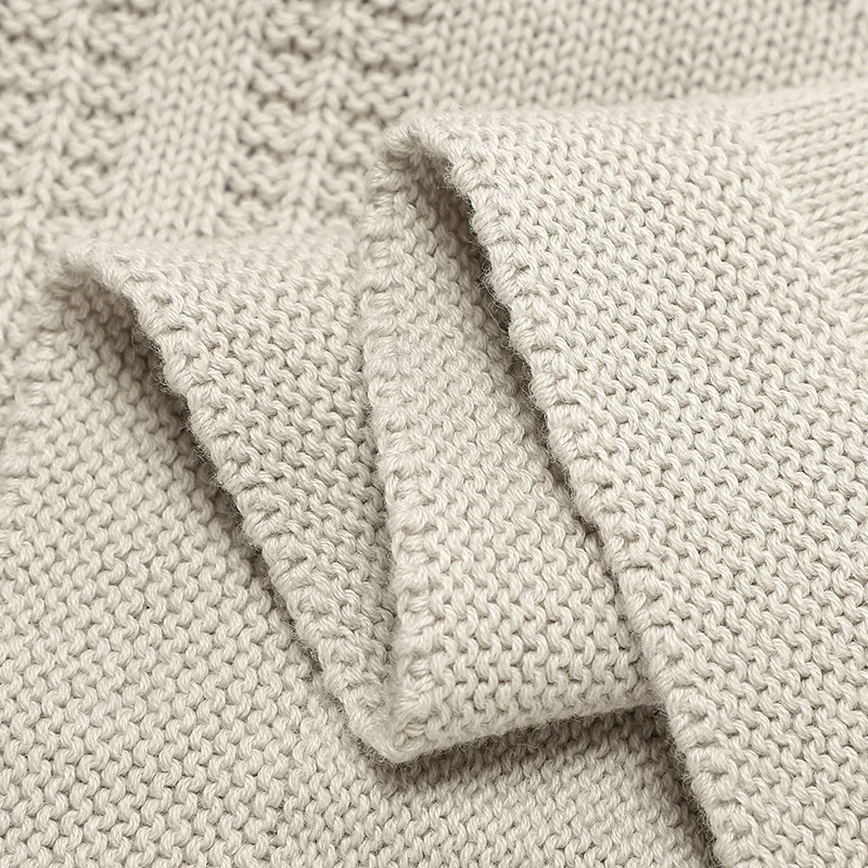 Newborn Baby Cotton Blankets Knit 90*70cm Infant Babies Boys Girls Month Stroller Nursery Swaddle Wrap Cradle Quilts All Seasons cotton muslin blanket cotton blanket swaddle blanket cotton swaddle cotton gauze blanket cotton knit blanket knit blanket