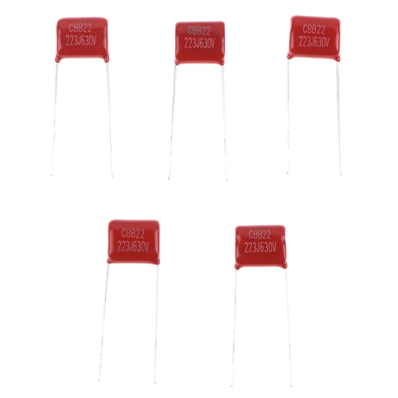 10Pcs Pro 223J 630V 22NF 0.022UF 커패시터 금속화 폴리프로필렌 기타 캡 CBB 필름 캡 일렉트릭 기타 베이스용