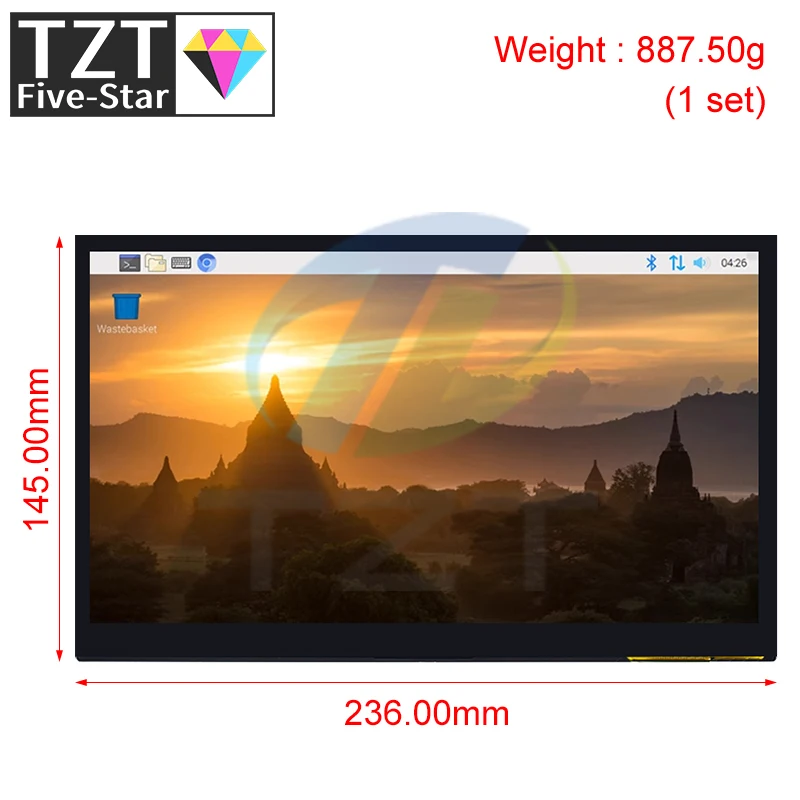 TZT 10.1 Inch HDMI-compatible LCD Display Module 10.1\