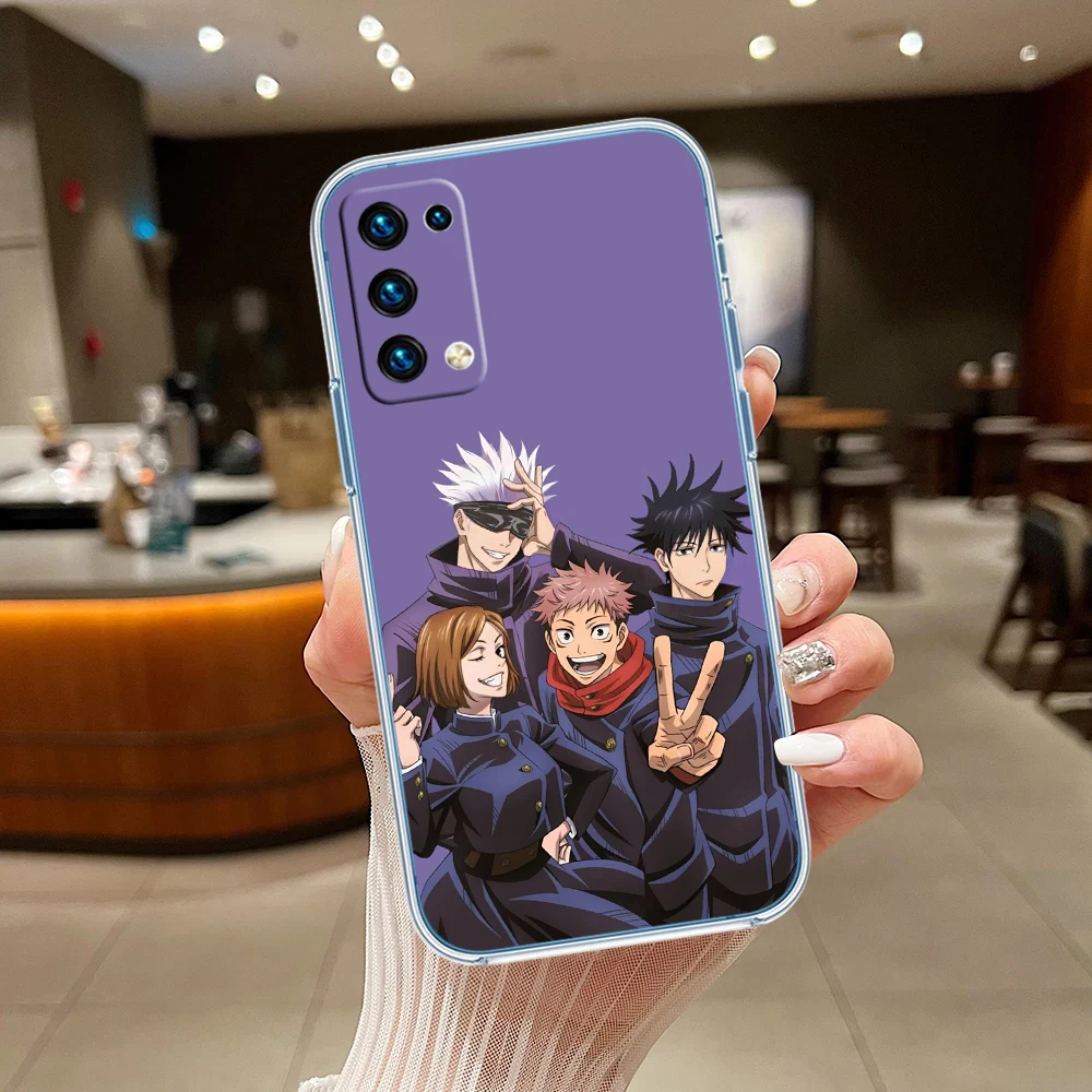 Jujutsu Kaisen Themed Transparent Phone Case