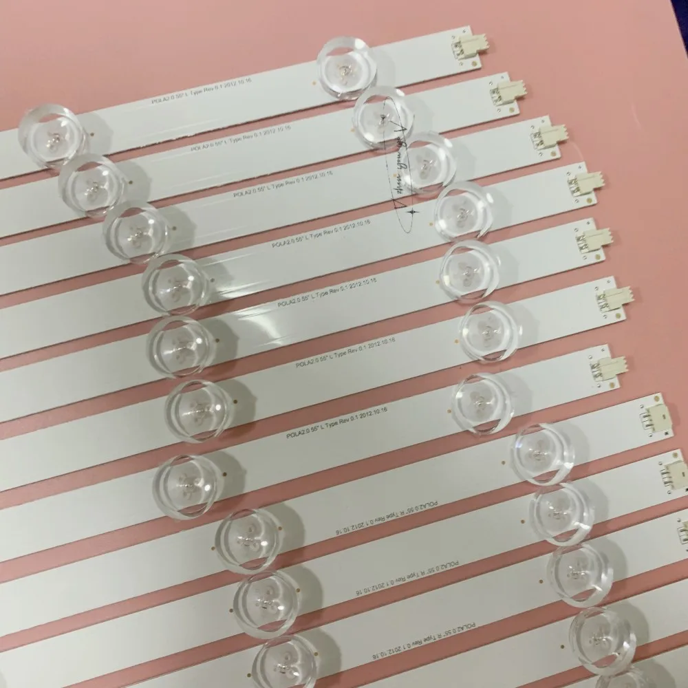 14Pcs/Lot New For Lg Lg 55La6200-Cn 55Ln5400-Cn Light Bar Pola2.0 55 "L\R Type