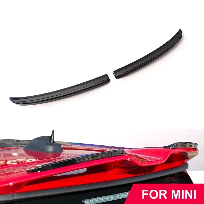 Pinne per labbro di estensione spoiler posteriore per Mini Cooper F56 F55 2014+ S /JCW Spoiler Colore nero Fibra di carbonio Rosso Auto Part Styling - Image 6
