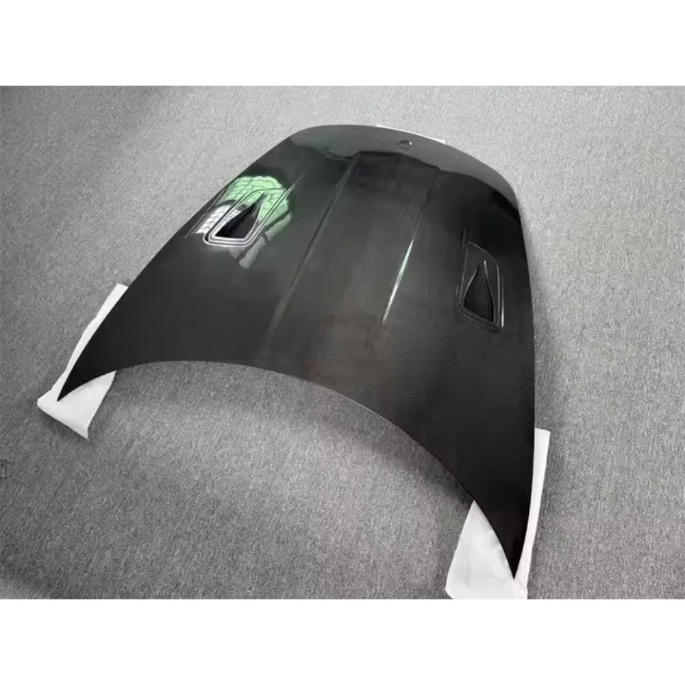 For Porsche 718 911 Cayman Boxster Genuine Dry Carbon Fiber Front Engine Hood Bonnet Hood 981 982 991 Car Accessories Trim