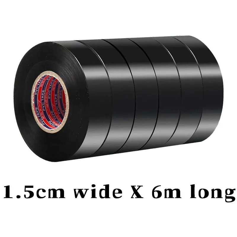 Cinta aislante eléctrica de goma de grado, adhesivo de voltaje ignífugo, sellador impermeable, esencial para reparación de electricista, 30/2 Uds.