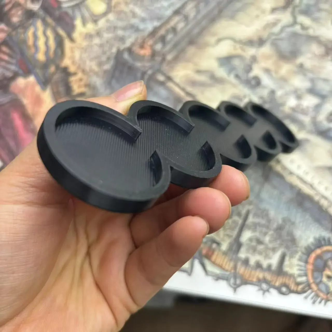 32mm Round Bases Tray 3D Printed Model Movement Tray for Warhammer
