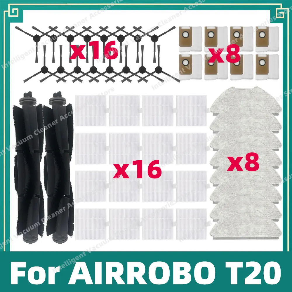6 Stück Staubbeutel Für Airrobo T20+/T25+/T30+ - 3L Ersatzbeutel