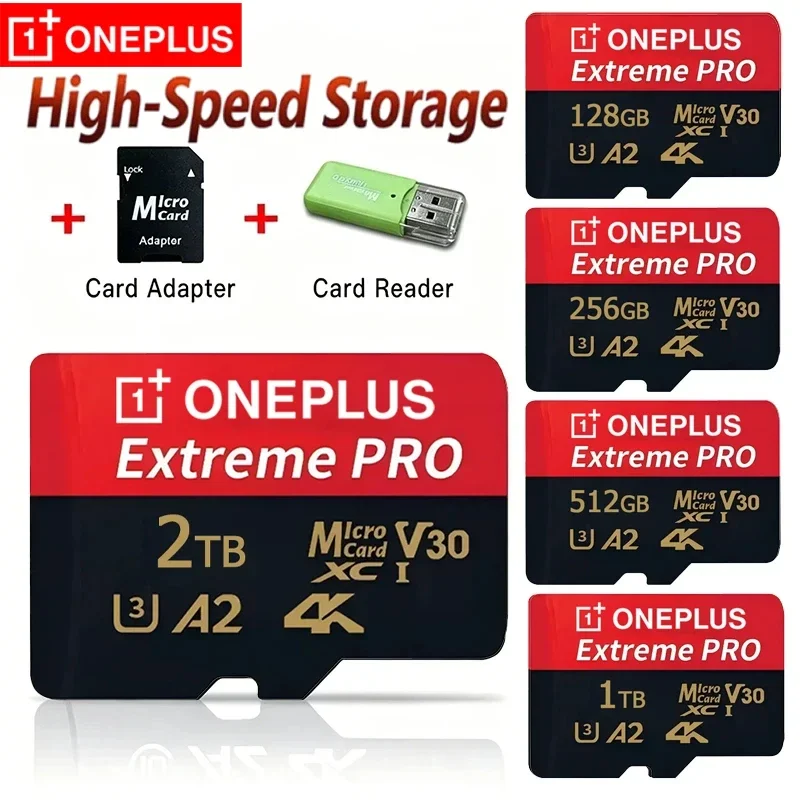 Oneplus 오리지널 클래스 10 128GB 마이크로 TF/SD 카드 휴대폰용 고속 메모리 안정적인 성능 디지털 카메라 노트북 PC MP3