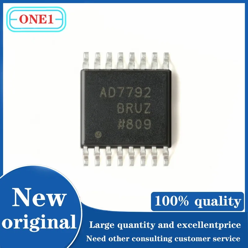 

1PCS/lot Chip New original AD7792BRUZ-REEL AD7792BRUZ AD7792 IC ADC 16BIT SIGMA-DELTA 16TSSOP