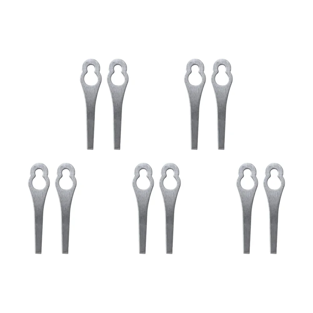 Durable Metal Lawnmower Trimming Blades - Easy to Install Garden Power Tool Accessories