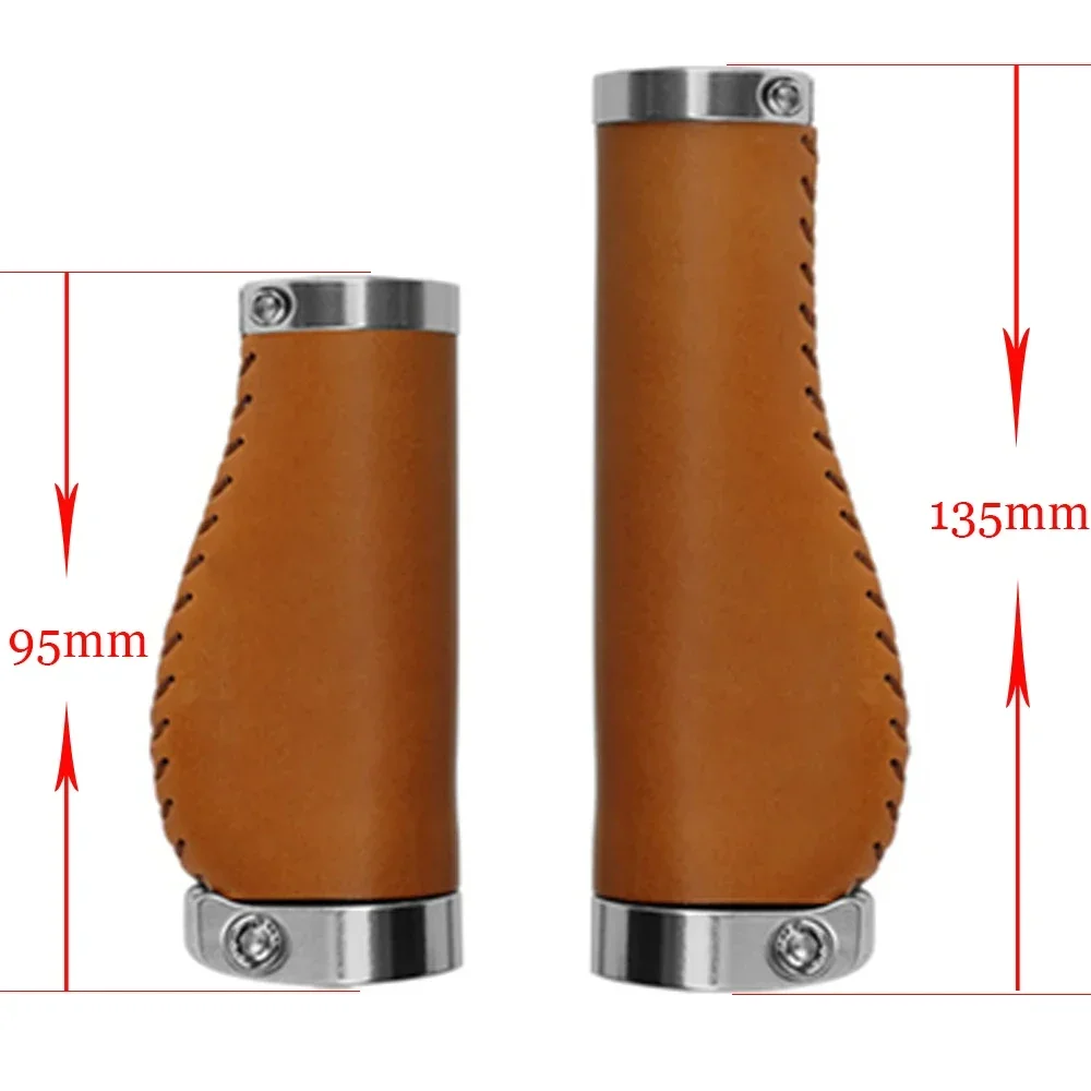 Bicycle handlebar grips bike handle grips bike handlebar grips Outdoor sports leather mountain bike grip bicycle grips mountain bike ergonomic design grip Bmx parts