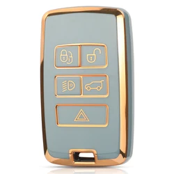 Premium TPU Remote Car Key Cover Case - Durable Protection (A MODEL - GRAY)