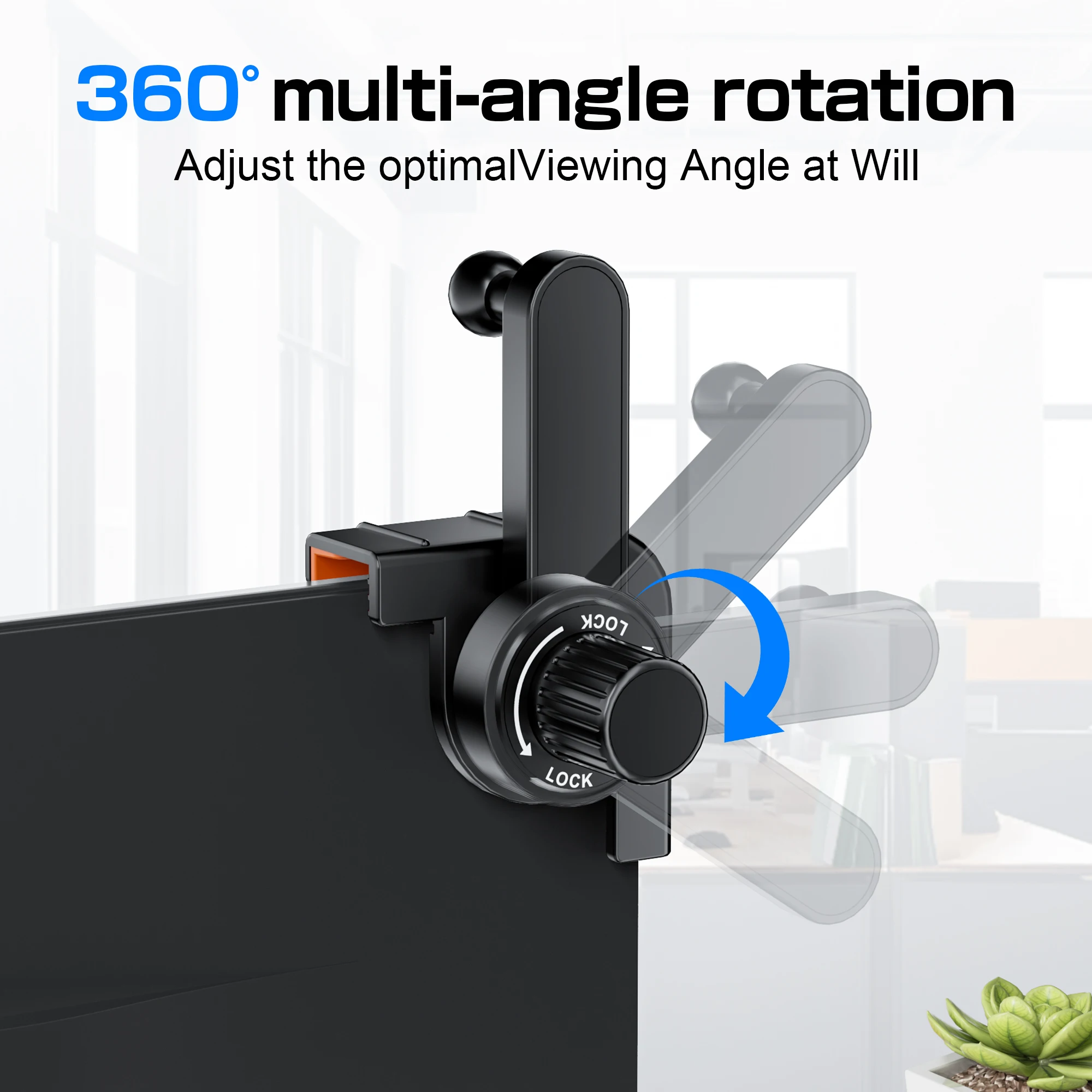 Universal 360° Rotating Telescopic Car Phone Mount Holder