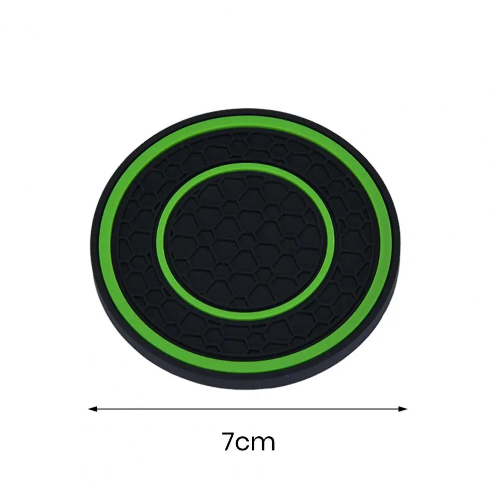 Car Cup Coaster Mug Pad High Temperature Resistant Non-Slip Design Waterproof PVC Coaster Automotive Cup Mat Car Interior Access