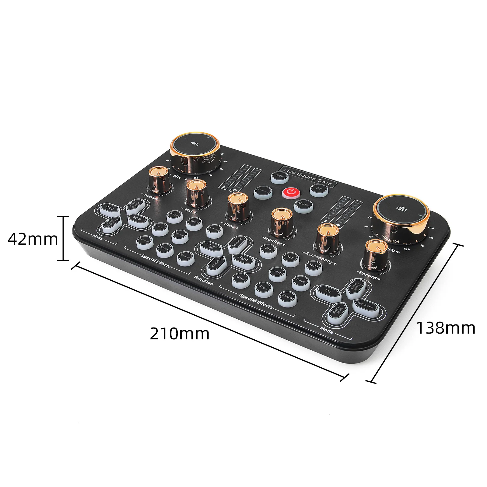 HD K600 오디오 믹서 오디오 프로세서 전문 오디오 믹싱 콘솔 라이브 방송 dj 제어 믹서 용 dj 믹서 컨트롤러