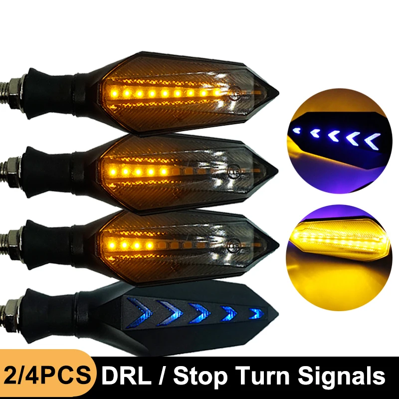 

2835 SMD СВЕТОДИОДНЫЙ мотоциклетные поворотные сигналы, освещение для Tiger 800 Scrambler Super Soco Handguard Motard Sv650 M109R