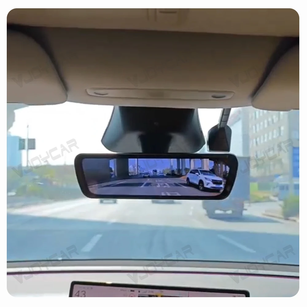 Neuer Tesla Stream Media Rückspiegel 9,35 Zoll Digitaler Streaming-Spiegel Dashcam mit Nachtsicht für Model 3 Y Y Juniper – Detail 23