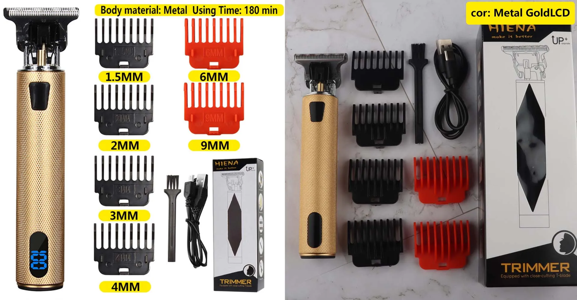 Hot Sale Vintage T9 Electric Cordless Hair Cutting Machine Professional
