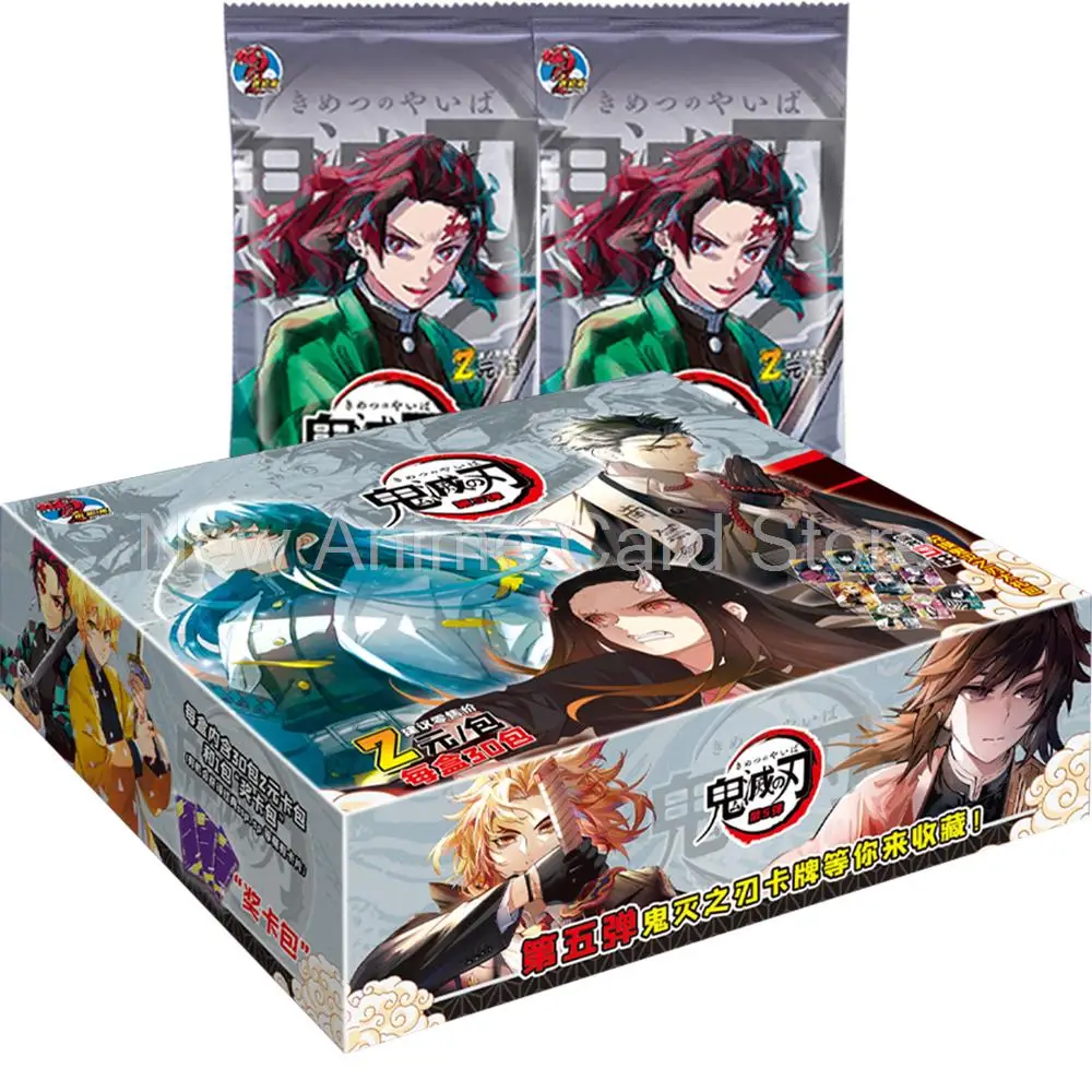 Carta Originale All'Ingrosso Demon Slayer Card Deluxe Collection Edition Card Per Bambini Little Dinosaur Nezuko Tanjiro Collection Card