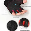Outdoor Sport Gloves for Men Women Wrist Guard Fitness Gym Cycling Hiking Boxing Exercise Training Workout Long Wrist Fingerless 4