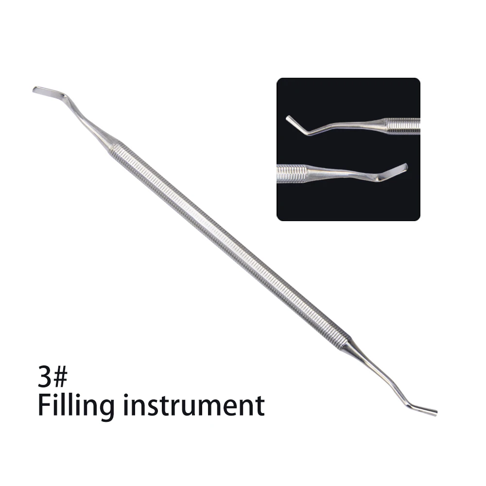 GISTAR 1Pcs Dental Wachs Schnitzer Mischen Spachtel Messer Verbund Füllung Harz Instrumente Werkzeuge Zahnarzt Labor Materialien Doppel Enden – Detail 3