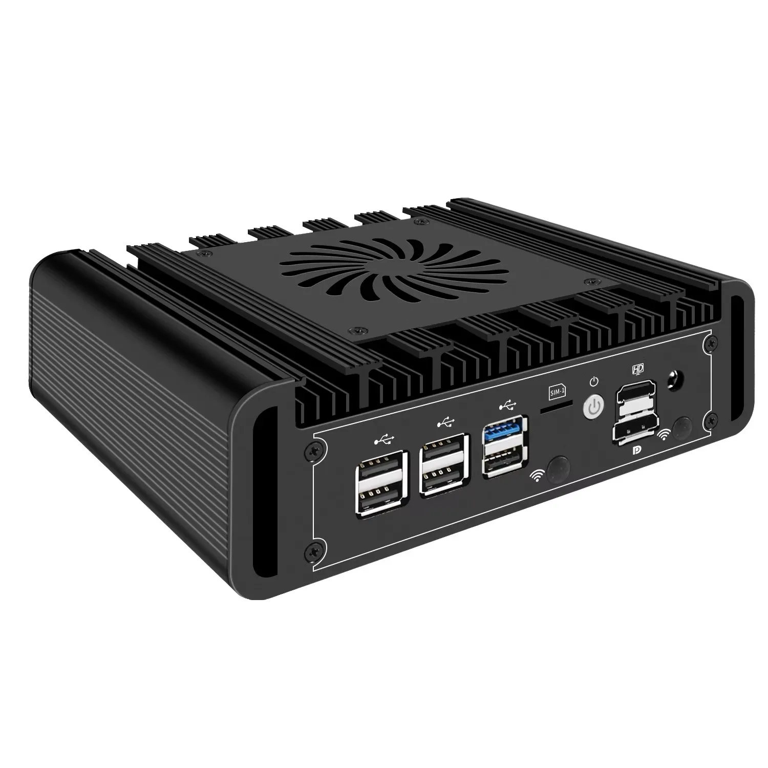 2x10G SFP+ Solid Firewall Mini PC 3x2.5G i226-V Lans Intel Alder Lake N100 DDR5 NVMe Proxmox pfSense OPNsense Home Server Host 4