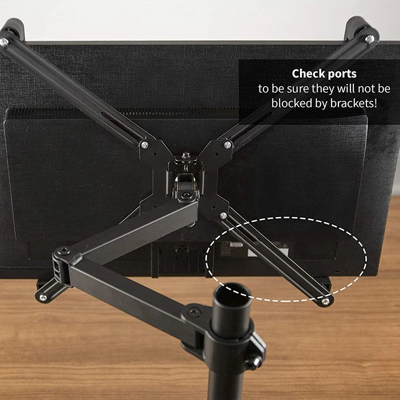  VESA Ʈ ŰƮ, 19-27 ġ LED LCD  ũ, 75mm  100mm  귡Ŷ, Stand-VAD1