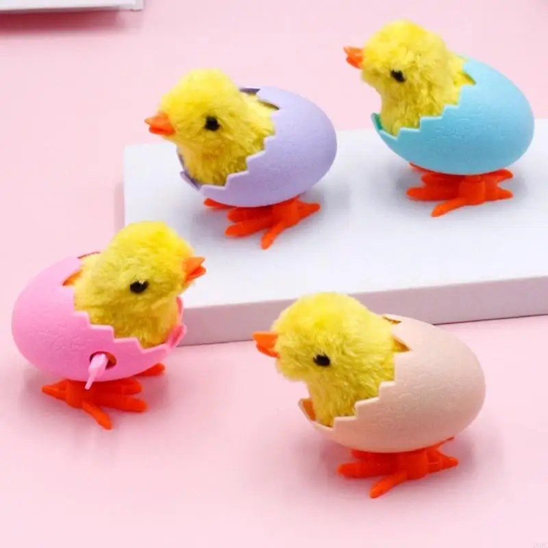 Vintage Collectible Cartoon Baby Chick Easter Wind up Toy for Boys and Girls X90C