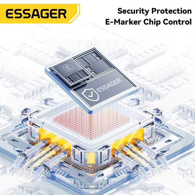 Essager Car Spring Type C Cable
