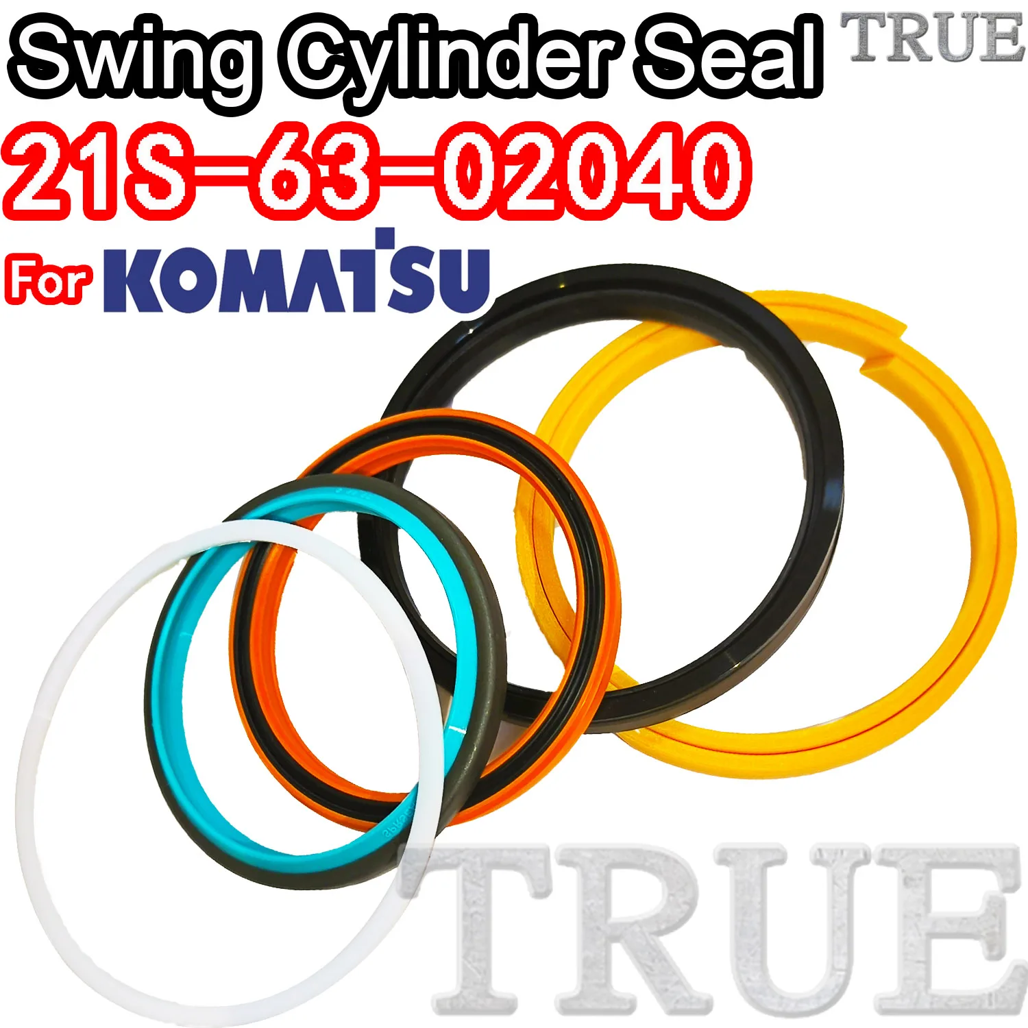 

For KOMATSU 21S-63-02040 PC03-1 Swing 21S6302040 Excavator Oil Seals Kit Repair Rebuild Parts MOTOR Piston Rod Shaft Dust FKM