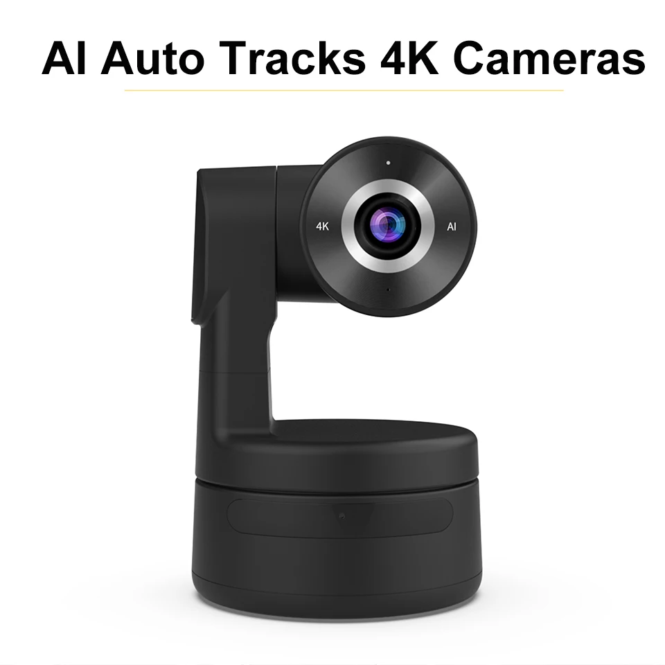 USB 웹캠 화상 회의 카메라, 4K 3X PTZ 카메라, Webex 틱톡 라이브 스트리밍 카메라, 줌 회의 교회 스튜디오 AI 트랙 IPC