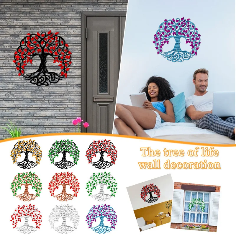 

New Tree of Life Metal Iron Wall Hanging Decorations Art Home Decor Craft Gifts Room Decor Wall Decor Farmhouse Decor 비비탄권총