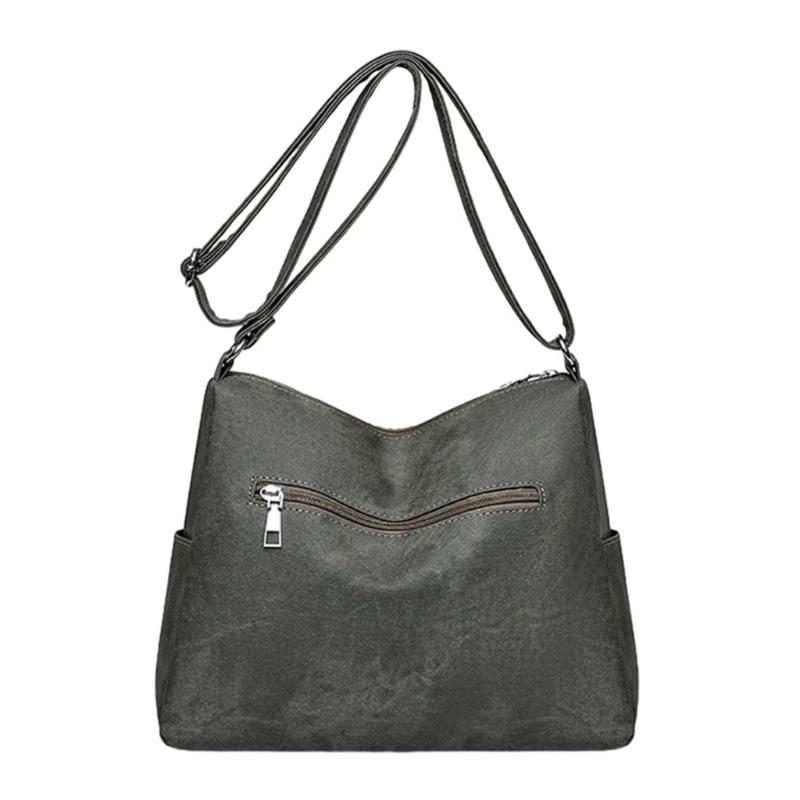 Stylish and Functional Soft Leather Shoulder Bag Crossbody Bags for Busy Moms E74B