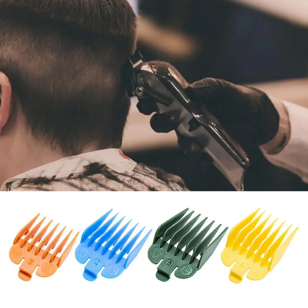 

10Pcs/Bag Positioning Comb Long Lasting Hair Clipper Comb Lightweight Durable Limit Cutting Guide Comb for Women