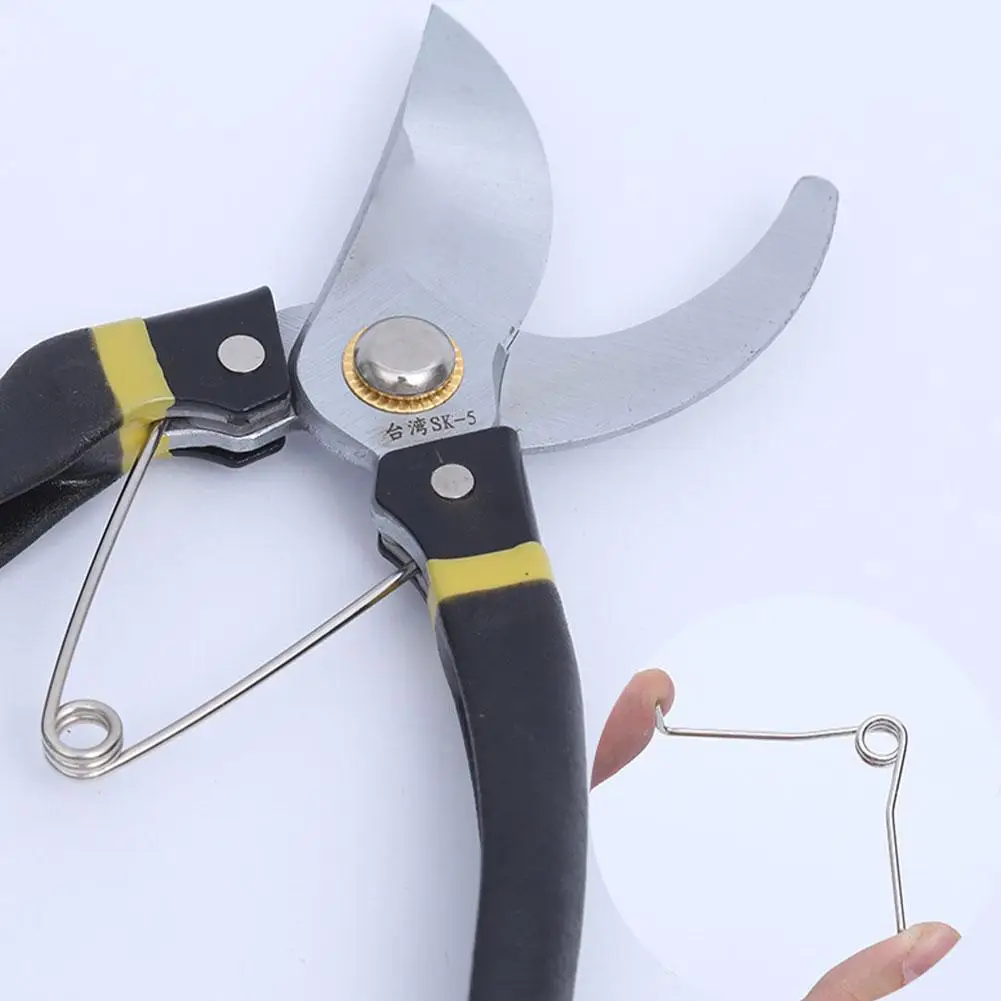 Set di 5 Molle di Ricambio in Acciaio Inox per Forbici da Potatura, Strumento per Innesto, Ricambio per Attrezzi da Giardinaggio - immagine 6