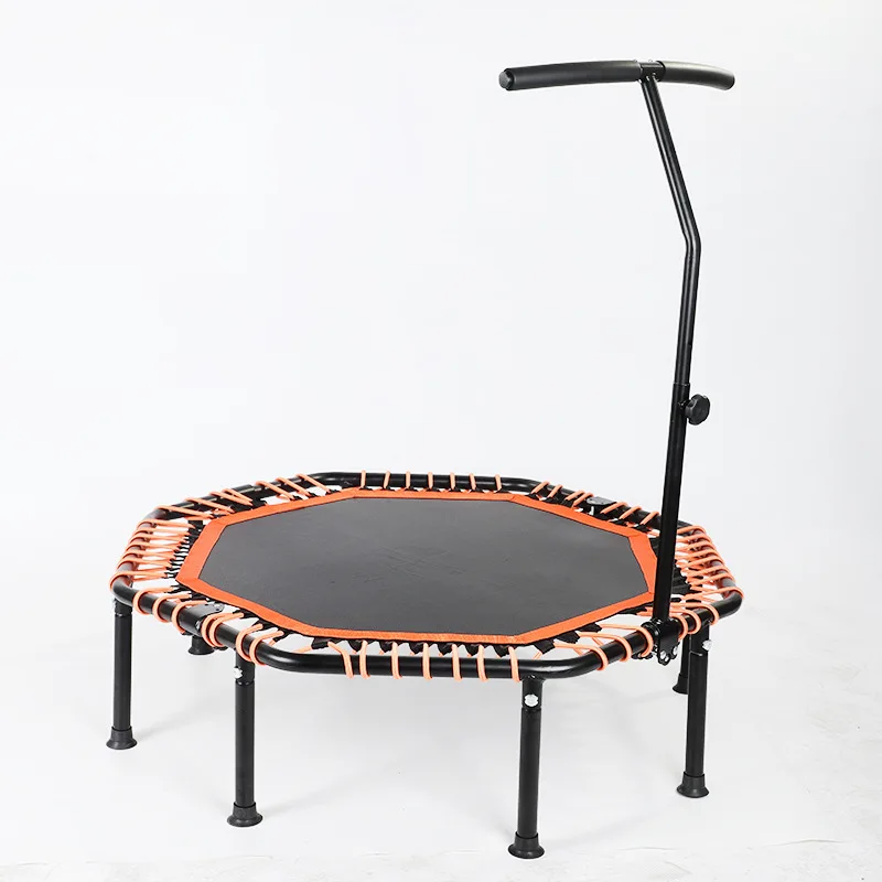 

2022 Hot Sales Mini Indoor Trampoline 8 Inches Manufacturers for Kids Home Fitness Training With Armrests