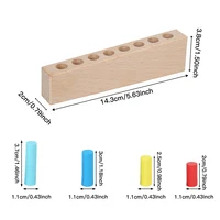 Wooden Memory Stick, Educational Learning Toys for Boys and Girls, Develop Kids's Memory and Color Recognition 2