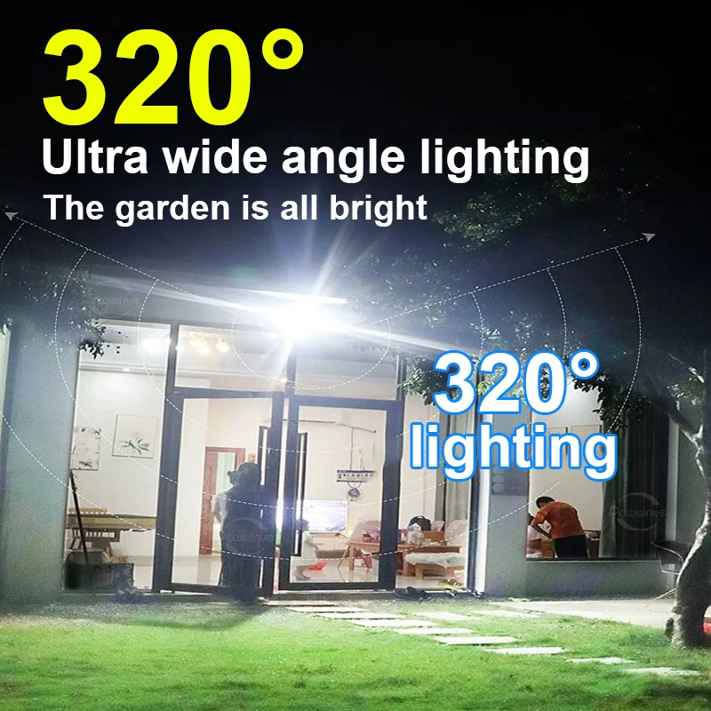 43LED 60000LM Solar Outdoor Lights Wall Lamp Sunlight Motion Sensor Light Waterproof Garden Street Outdoor Solar Lamp solar lamp solar wall light wall light outdoor porch light