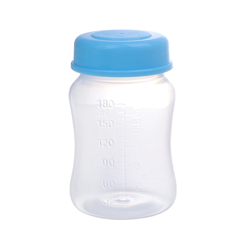 Green/Blue 180ml Breast Milk Storage Bottle Wide Neck Infant Newborn Food Freezer Fresh Cup New 3