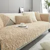 Fur Sofa Cover Thicken Plush Sofa Cushion Non-slip Sofa Mat Couch Cushion For Living Room Home Decoration Carpet 6