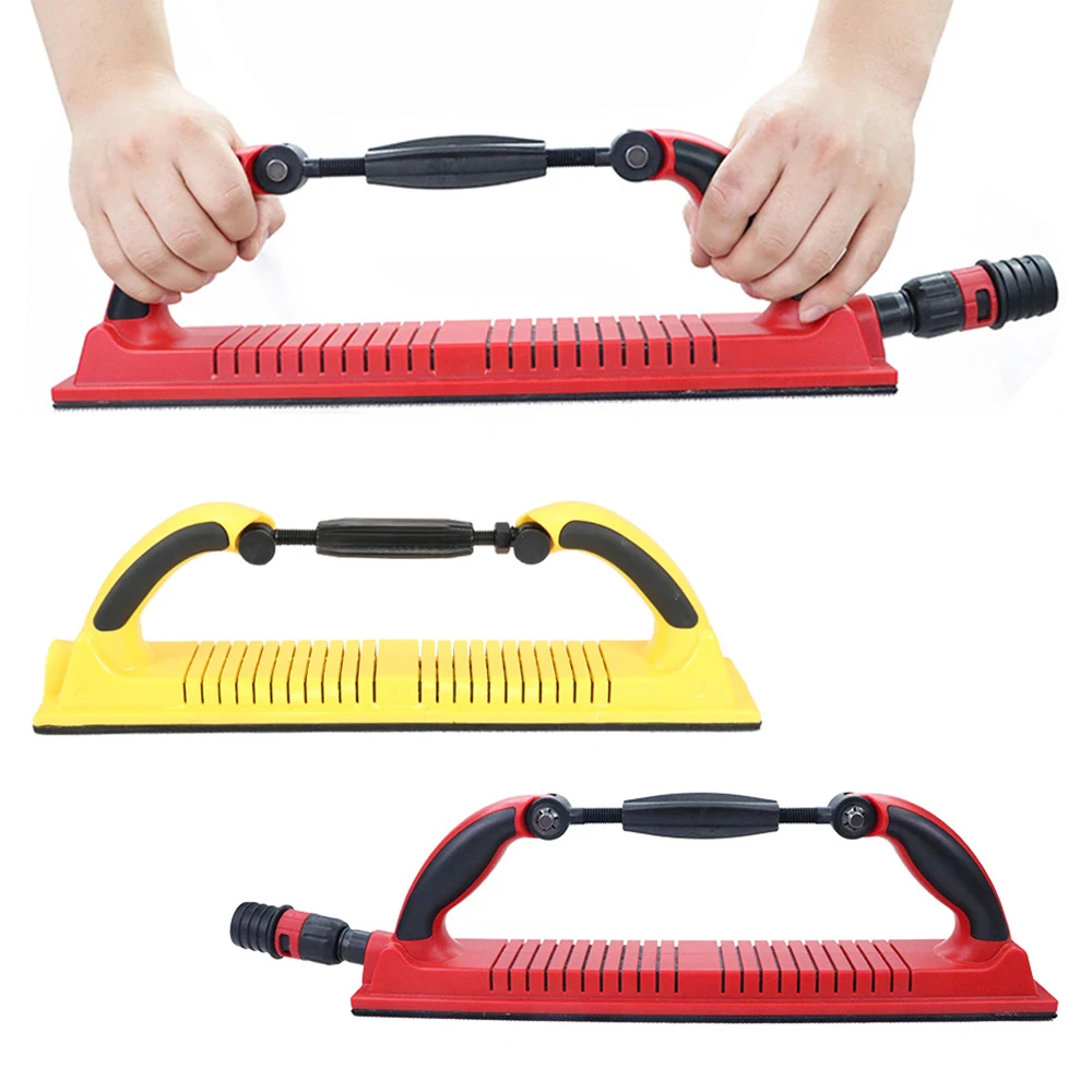 70x400mmManualSandingBlockSandpaperMachineHandGrindingHolderHandheldPolisherSander
