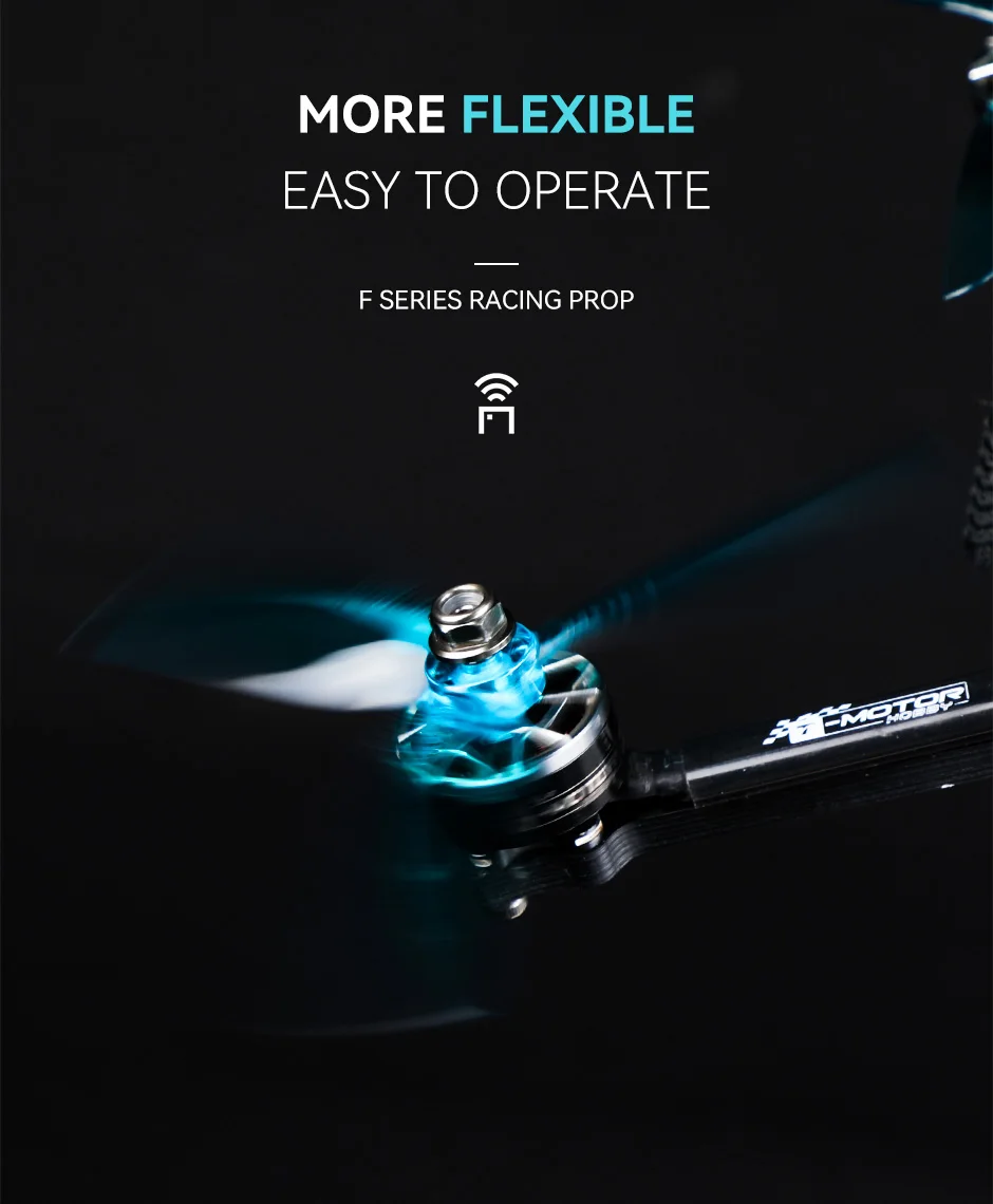T-MOTOR F5146 3 blades F series Racing Prop For F40PROV/F60PROV/PACER V3/VELOX V3 KV1950 8