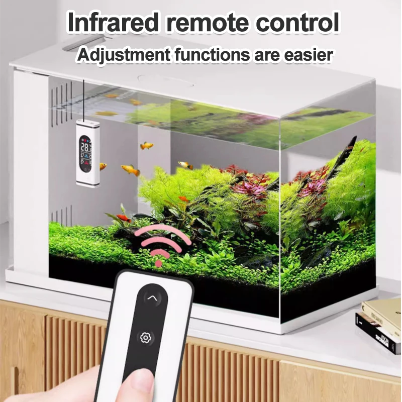 Fish Tank Electronic Thermometer High-precision Digital Display Aquarium Temperature Measuring Water Temperature Inside The Tank