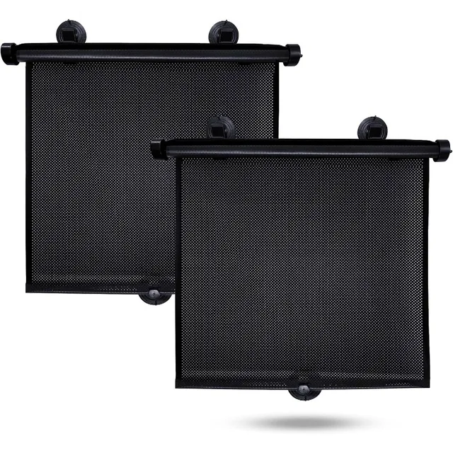 Suction Cup Telescopic Side Block Sunshade Type Perforated Block Sunshade Car Block Shutter Glass Sunshade60%Shading 1