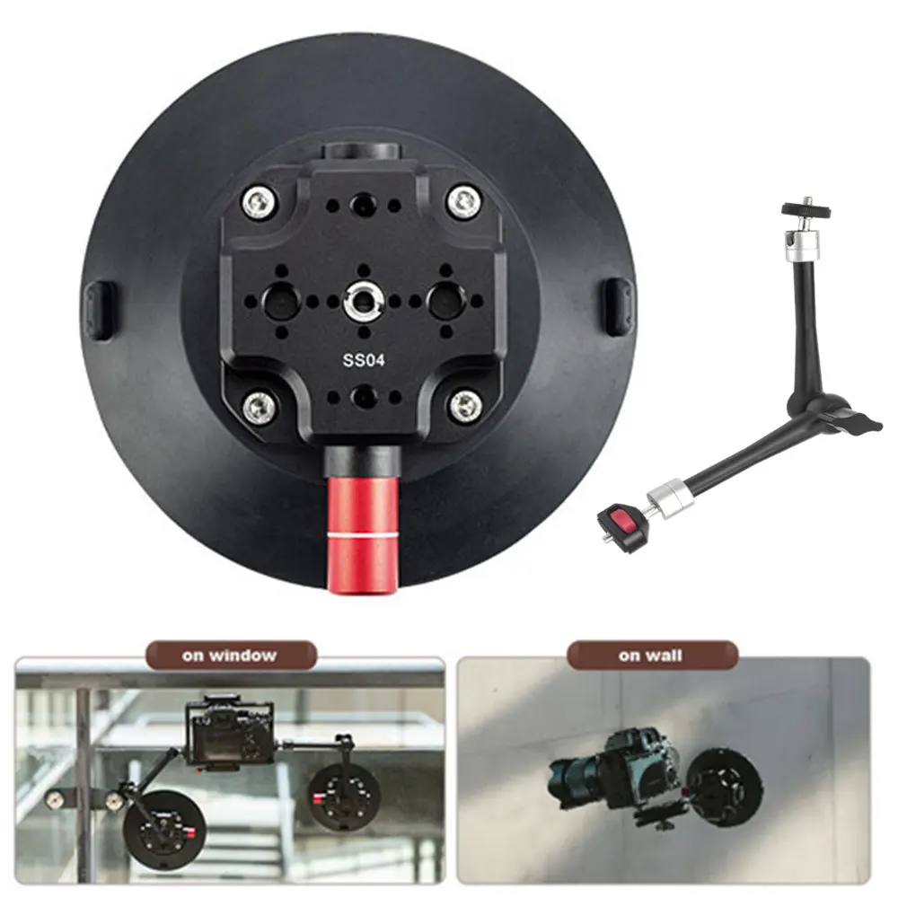 고프로 인스타 360 용 핸드 펌프 진공 흡입 컵, ARRI 로케이팅 홀 카메라 ..