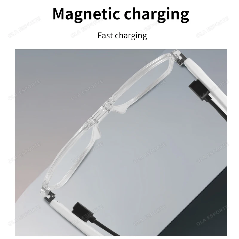 New Smart Glasses Photochromic Bluetooth Wireless Hands-Free Communication Audio Multifunctional Driving Smart glasses Men Women