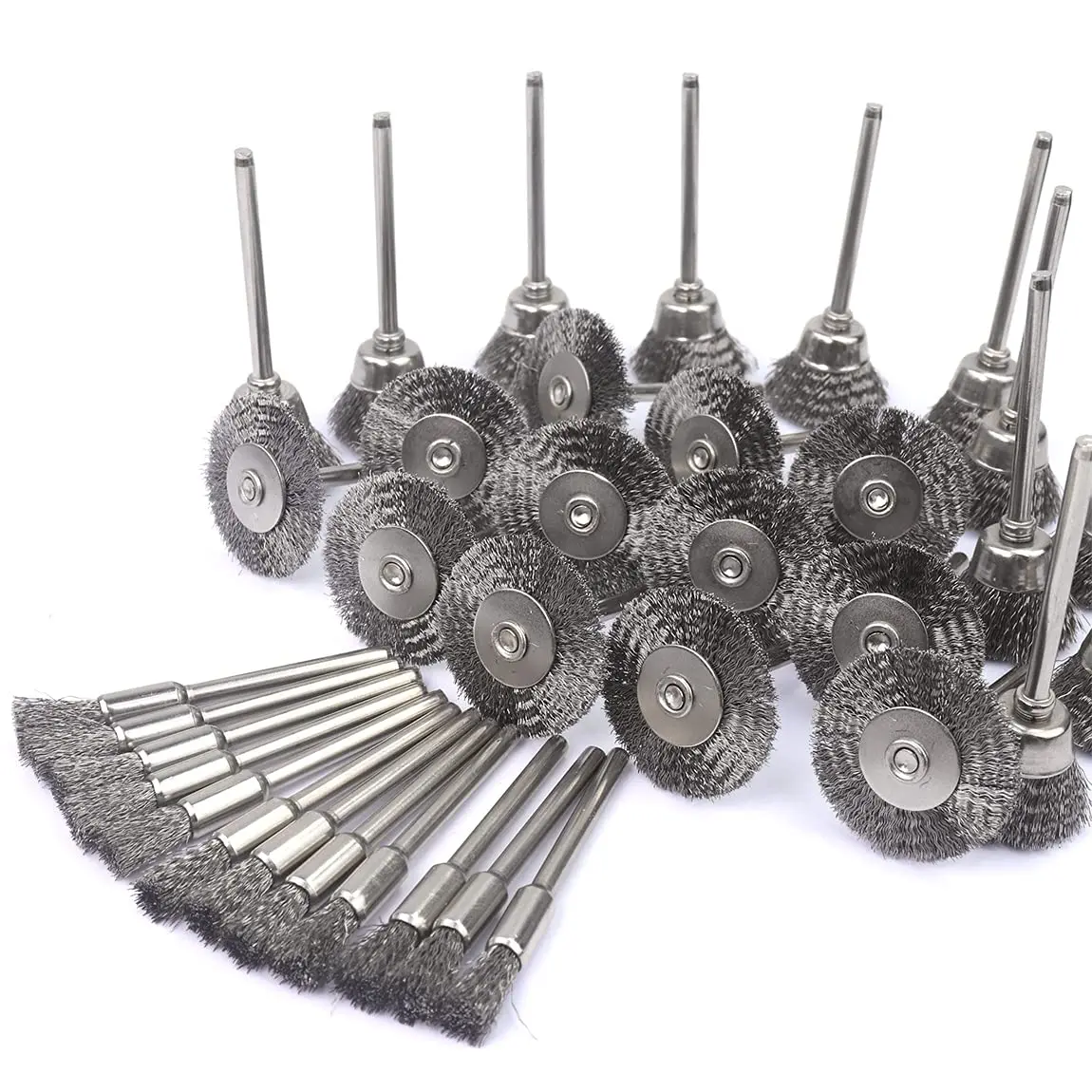 9 Pcs Brosse Metallique pour Perceuse, Brosses en Acier pour Visseuse Perceuse pour le Nettoyage 9 Pcs Brosse Metallique pour Perceuse, Brosses en Acier pour Visseuse Perceuse pour le Nettoyage