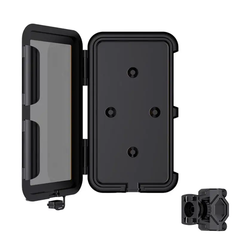 

Waterproof Bike Bicycle Phone Mount Bag Case Motorcycle Handlebar Phone Holder Stand For 4.57-6.7 Inch Mobile Cell Phones