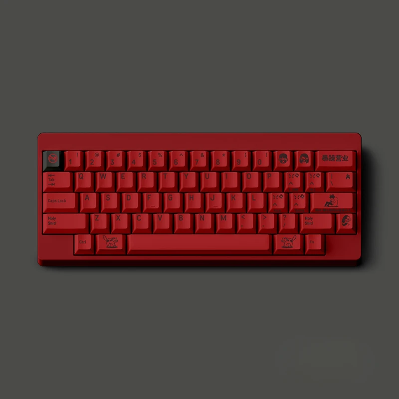 Echome-business Tema Keycap Grupo Pbt Dye-sublimation Cap Teclado Personalizado Perfil Cereja Teclado Mecânico - Imagem 3