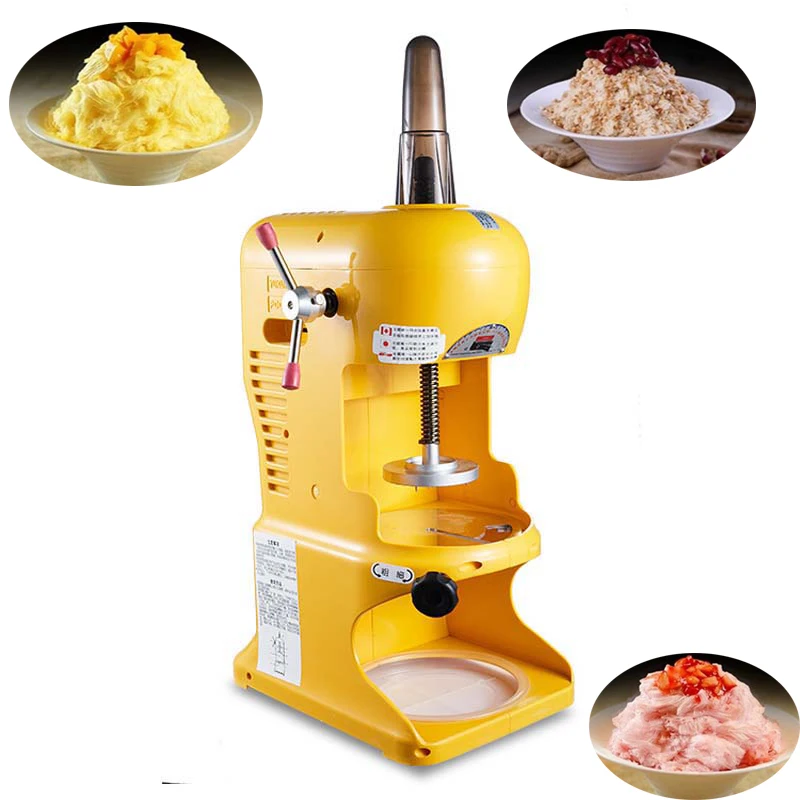 

PBOBP Ice Crusher Commercial Stall Household Small Ice Crusher Automatic Milk Tea Shop Slush Machine Shaved Ice Maker